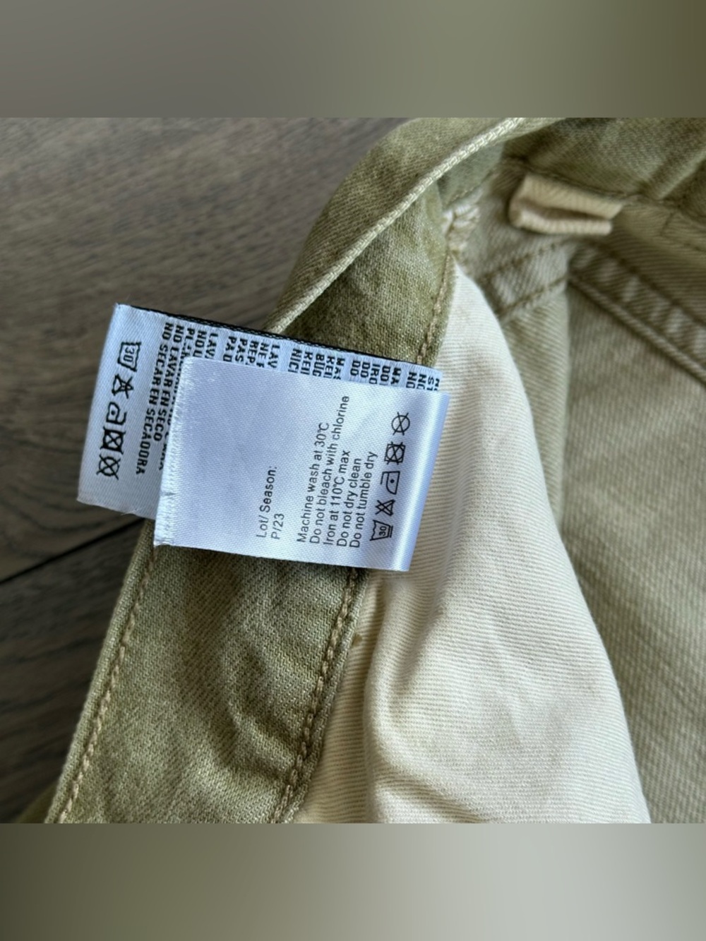 R13 Crossover Distressed Moss Green Jeans - Picture 11 of 14